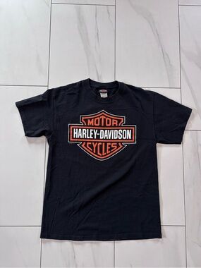 Vintage Harley-Davidson Sarasota Florida Graphic T-Shirt Black Size small